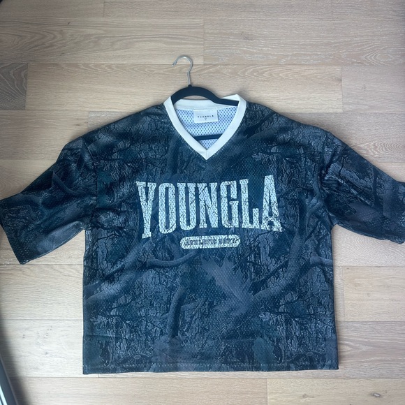 YoungLA Camp varsity cropped jersey - Picture 1 of 2